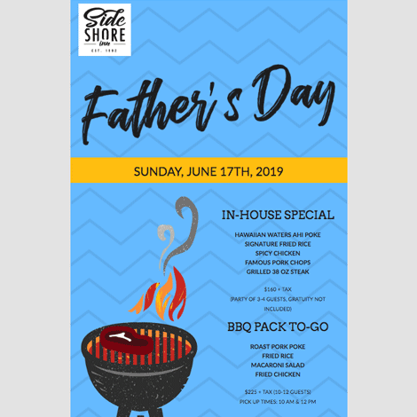 Father's Day Restaurant Promo